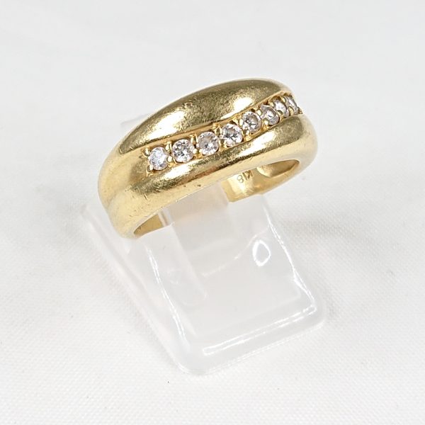 K18 ダイヤモンド(0.28ct)付リング