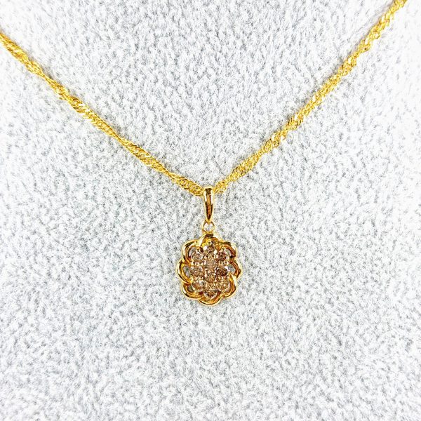 K18 ダイヤモンド(0.50ct)付ネックレス