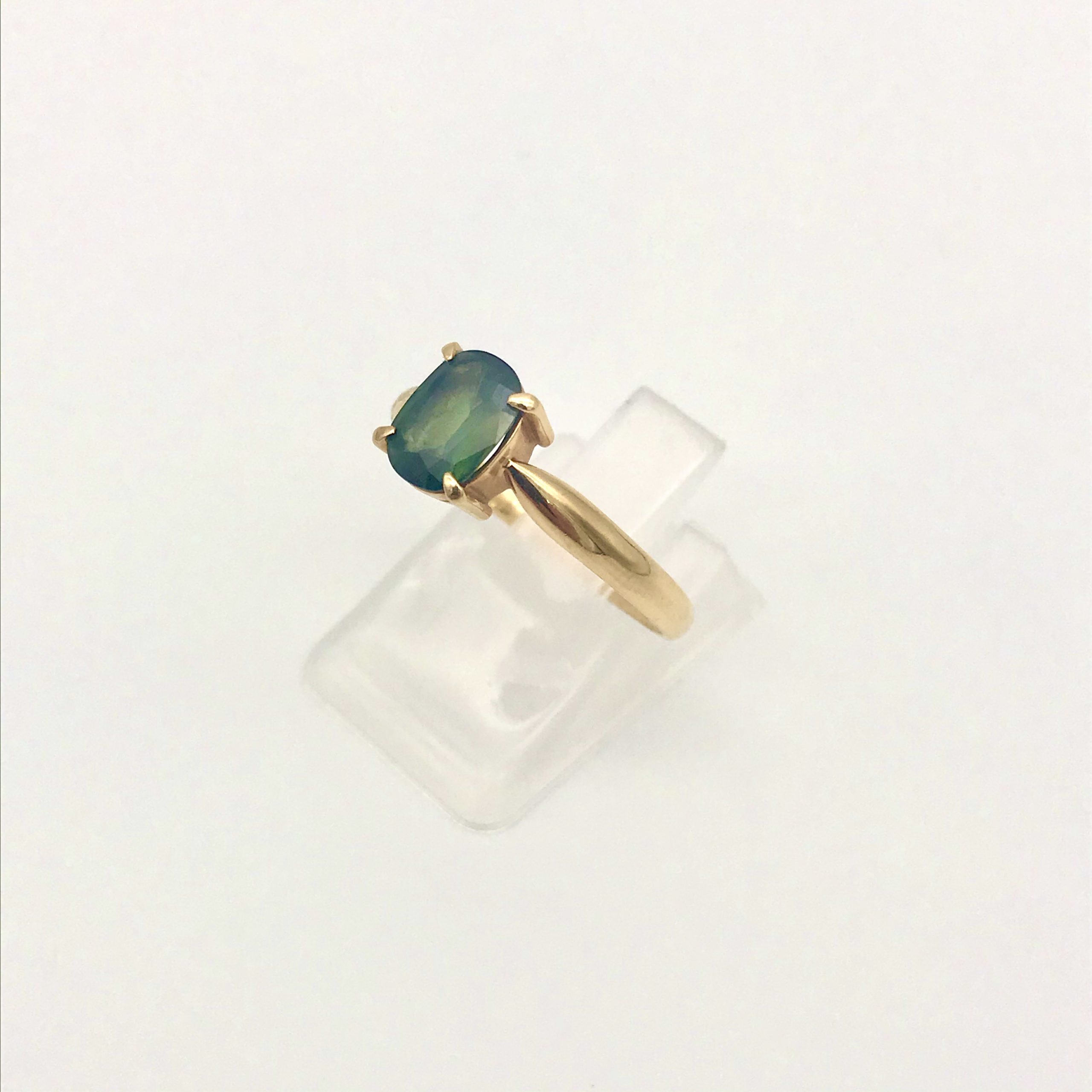 K18エメラルド（2.0ct）付きリング