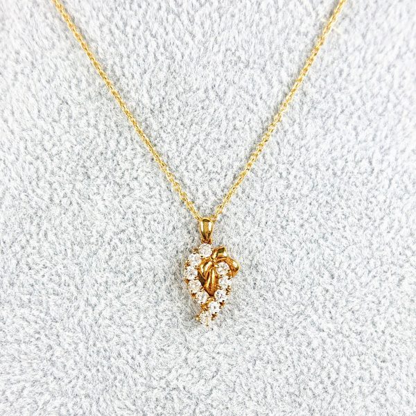 K18 ダイヤモンド(0.54ct)付ネックレス