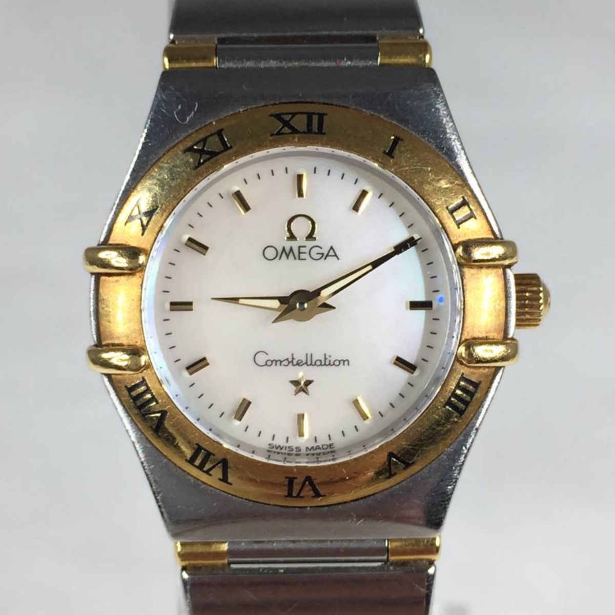 OMEGA コンステレーション ホワイトシェル文字盤 腕時計