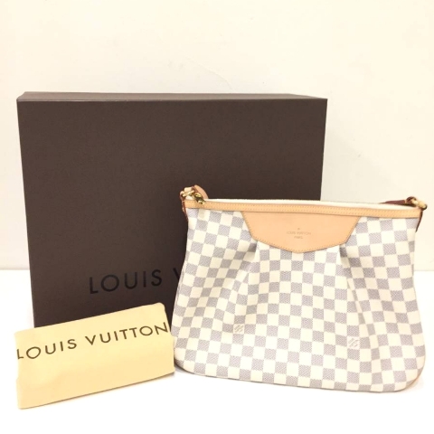 LOUIS VUITTON ダミエ アズール シラクーサMM ショルダーバッグ