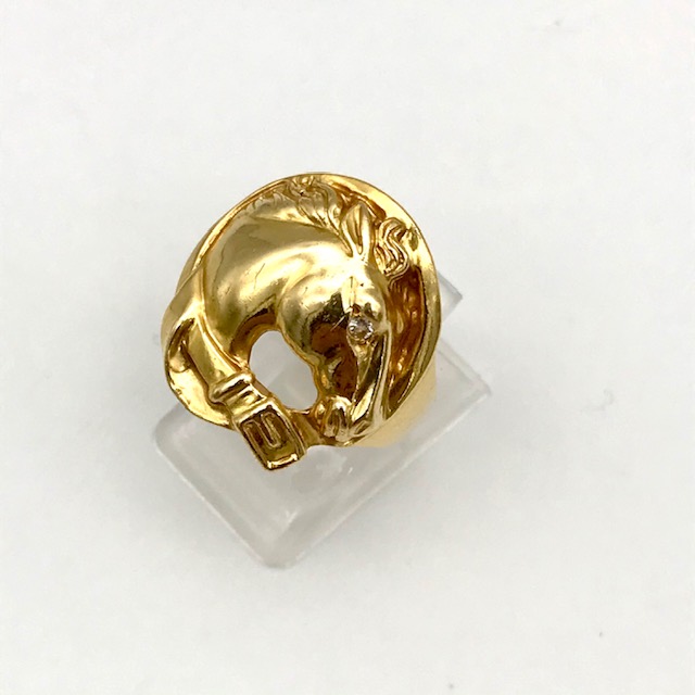 K18リング（メレダイヤ0.02ct）