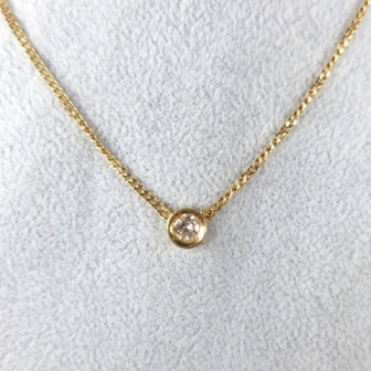 K18 ダイヤモンド(0.48ct)付ネックレス 買取実績 | 玉光堂