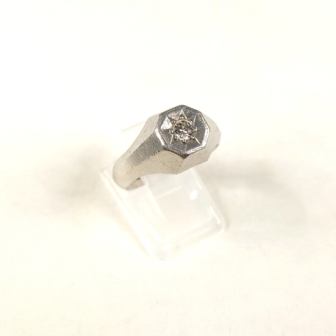 Pt900 ダイヤモンド(0.20ct)付リング