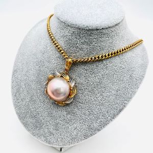 K18 ネックレス（パール 24ct）