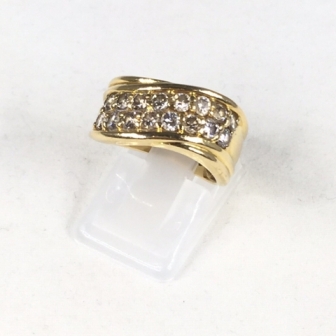 K18 ダイヤモンド(1.08ct)付リング