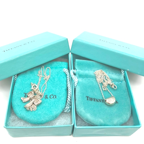 Tiffany＆Co. ティファニー ネックレス（リボン、ビーンズ）