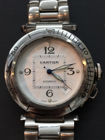 Cartier パシャ 2379 自動巻き メンズ腕時計