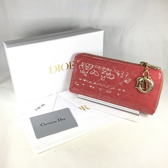 Christian Dior カナージュ ロングウォレット