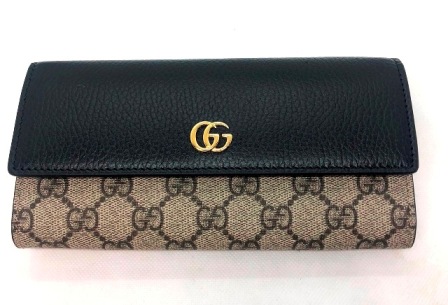 GUCCI GGマーモント ラウンドファスナー長財布