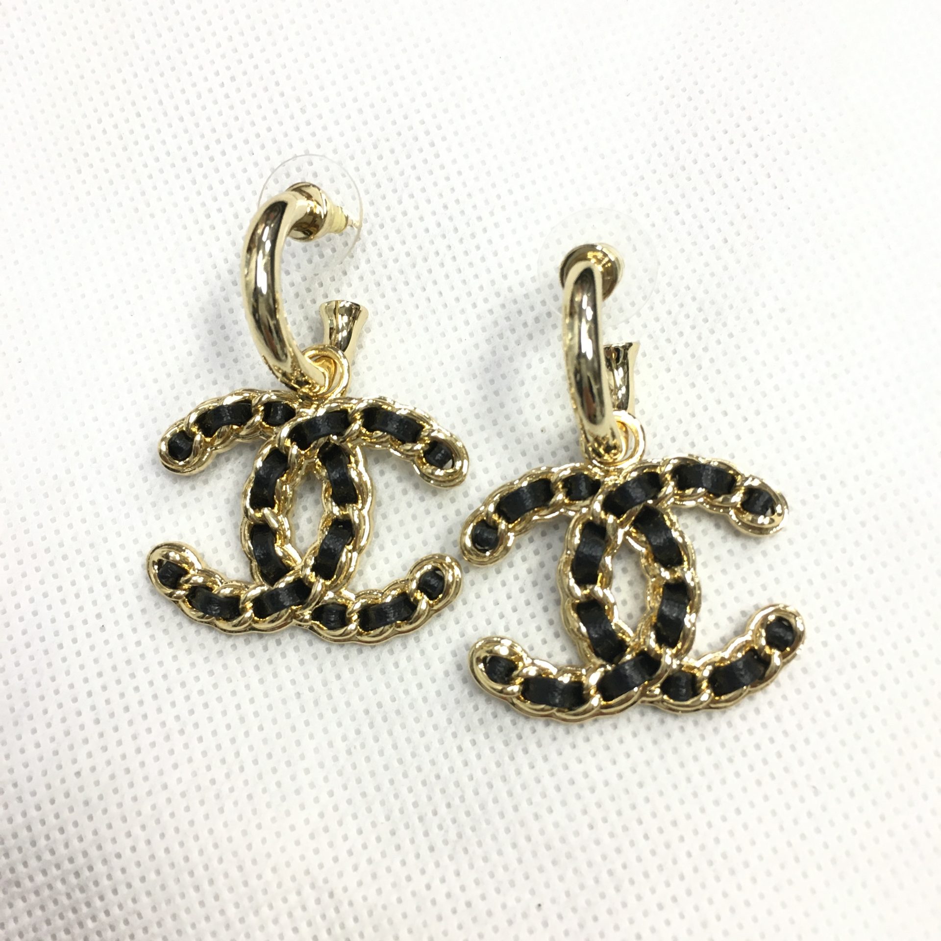 CHANEL ココマーク フープピアス ゴールド