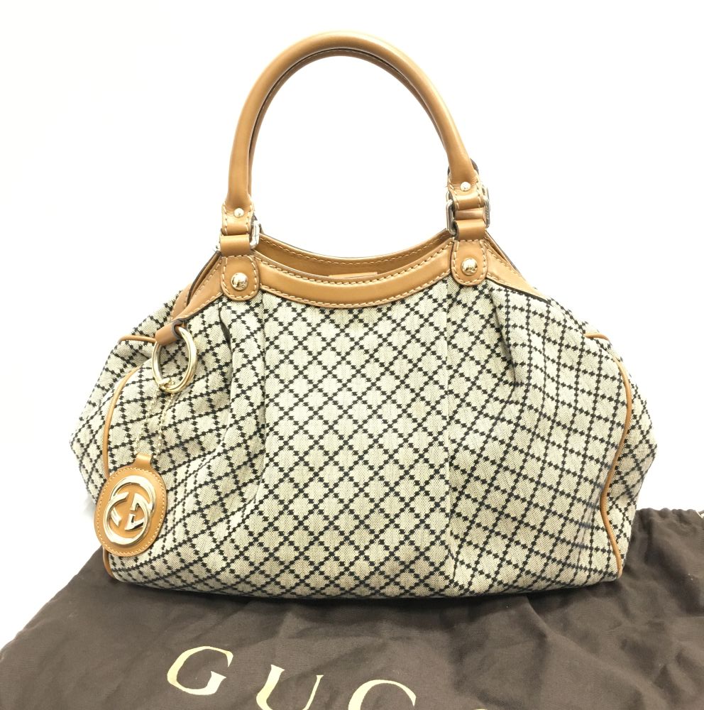 GUCCI ハンドバッグ スーキー GGキャンバス
