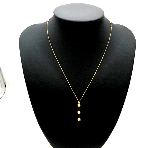 K18 ダイヤ0.3Ct ネックレス