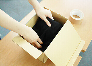 宅配買取キットによる商品の発送