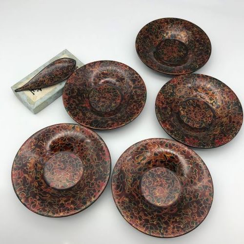 津軽塗 茶さじ 茶たくセット