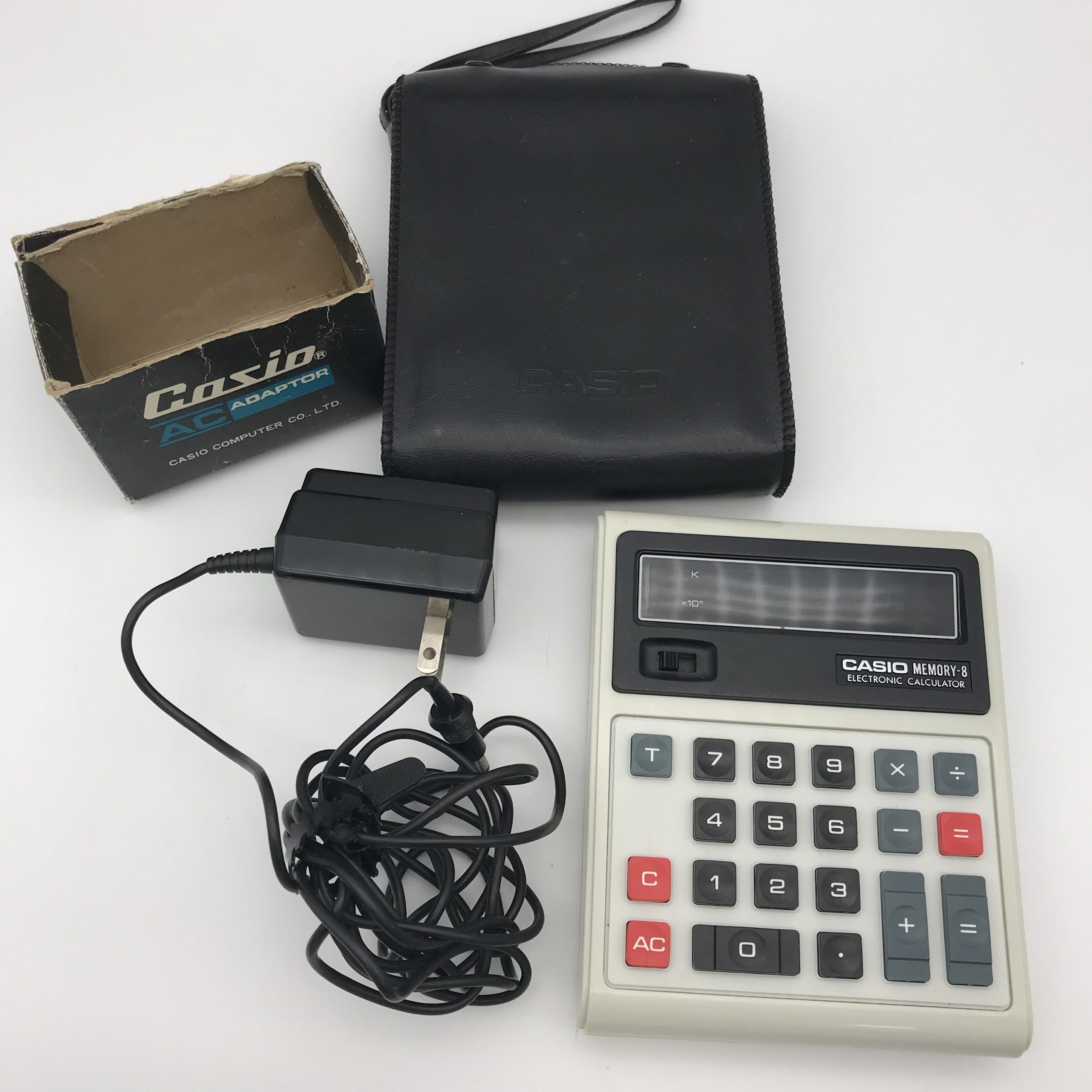 CASIO MEMORY-8 蛍光管電卓