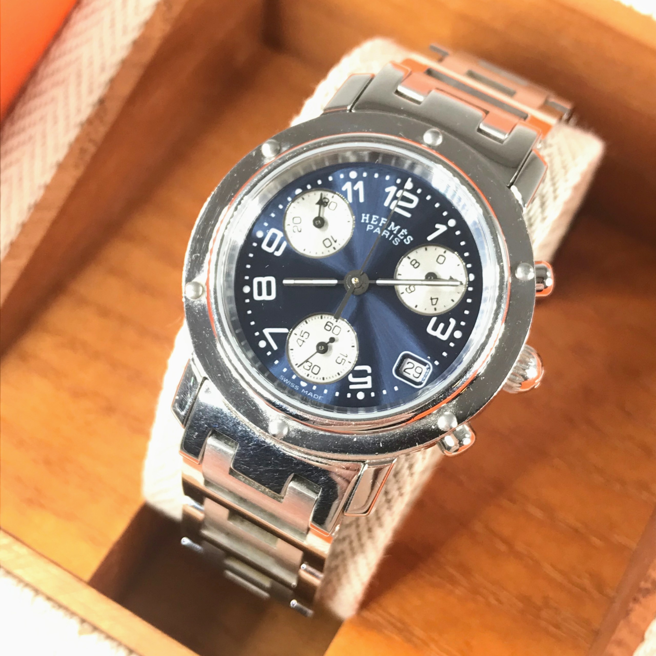 HERMES クリッパー CL1.310 腕時計