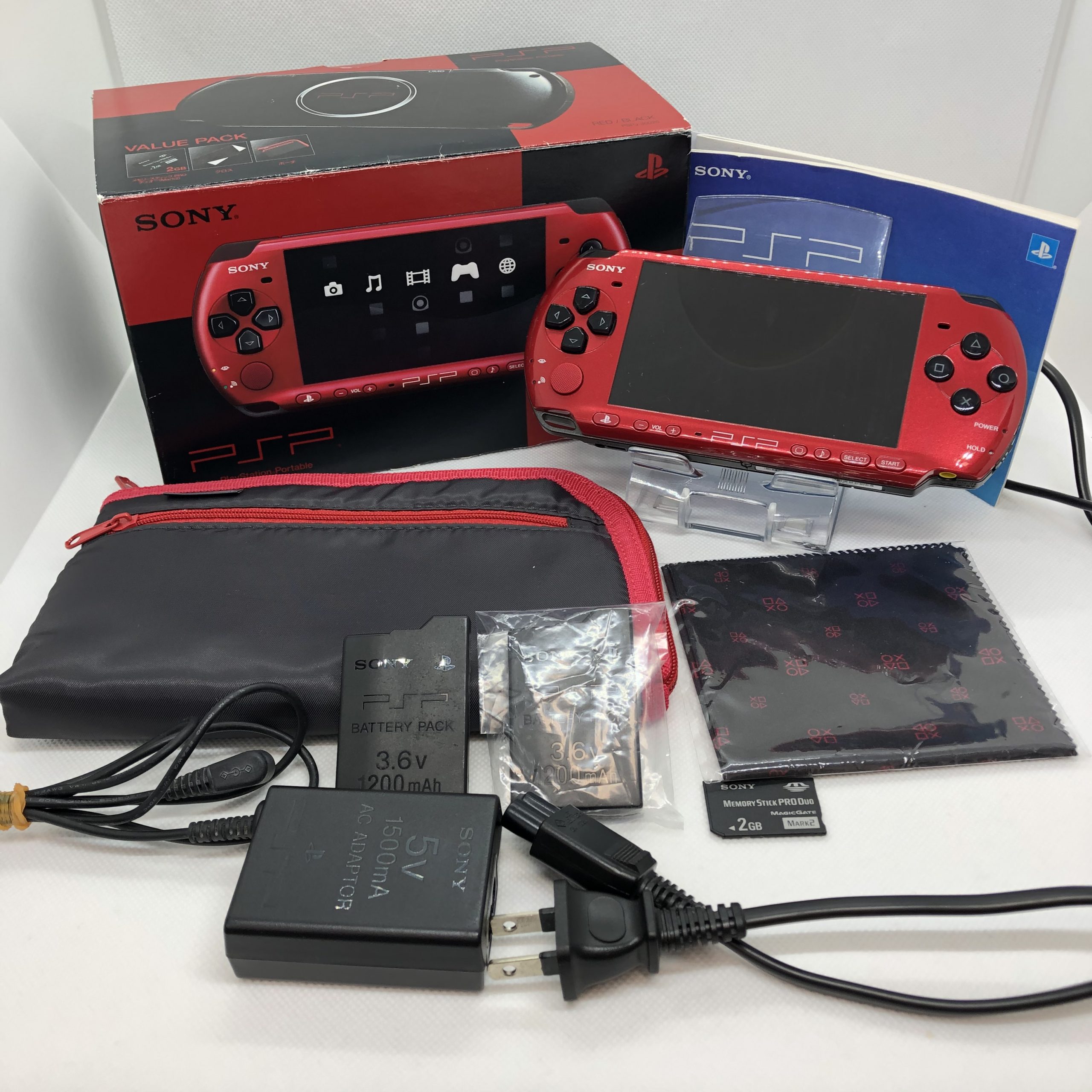 PSP-3000 レッド＆ブラック