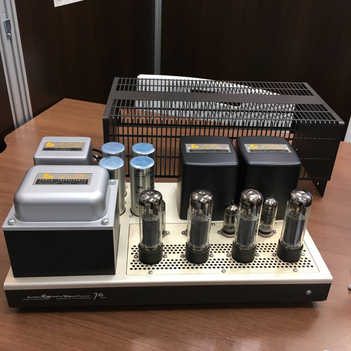 LUXMAN MQ70 ラックスマン 真空管 管球式 ステレオパワーアンプ 動作品 6EB05-1