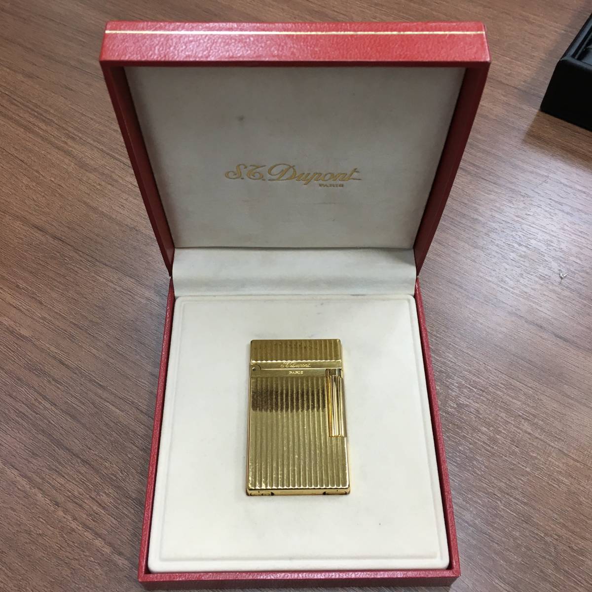 デュポン-S.T.Dupont-ガスライター-ライン2-モンパルナス-ラインゴールド