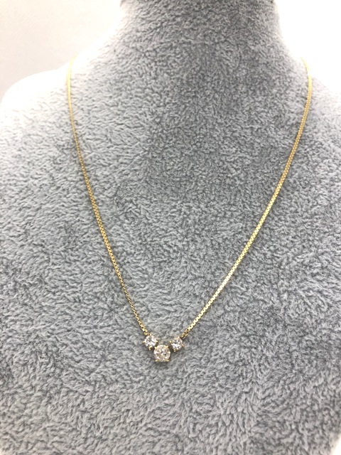 K18ダイヤネックレス