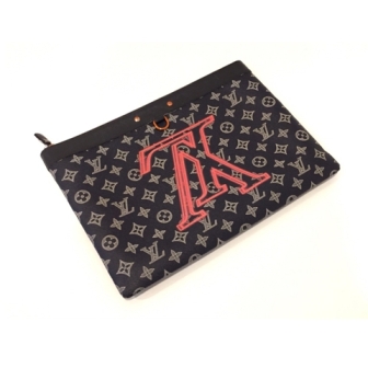 LOUIS VUITTON モノグラム インク アップサイドダウン ポシェット・アポロ クラッチバッグ