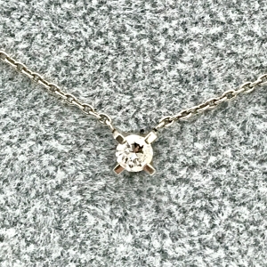 Pt900 ネックレス（メレダイヤ0.5ct）