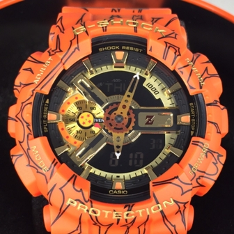 CASIO G-SHOCK DRAGON BALL Z コラボ GA-110JDB-1A4JR 買取実績