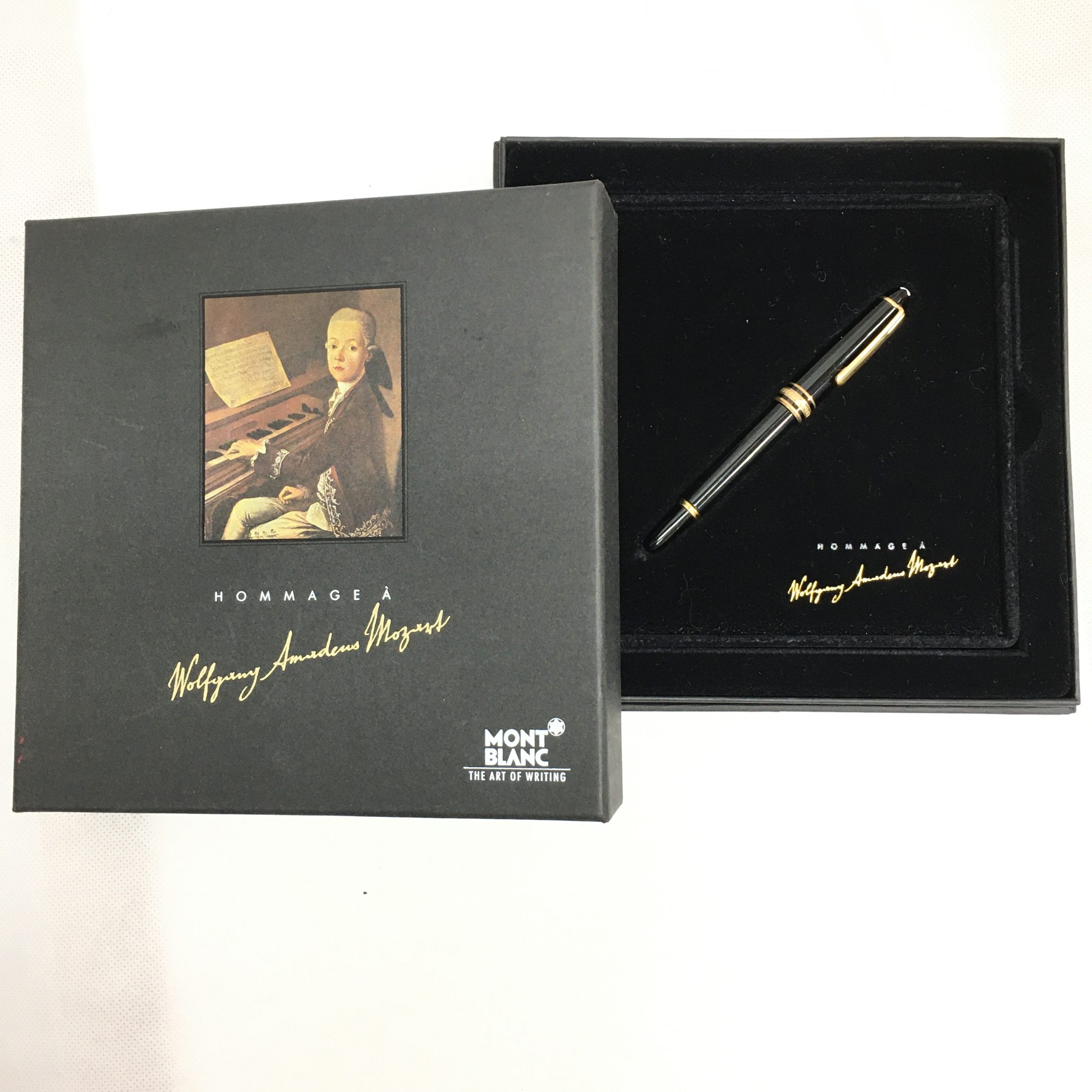 MONTBLANC モンブラン モーツァルト/Meisterstck Hommage Wolfgang Amadeus Mozart + CD 114 樹脂系×ペン先14金