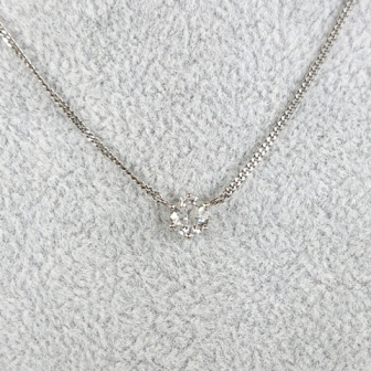 Pt900 ダイヤモンド(1.01ct)付ネックレス