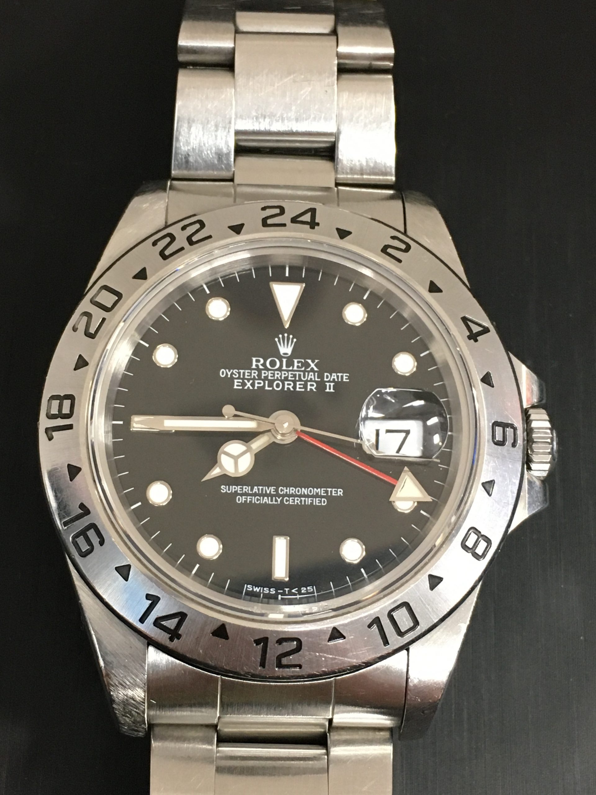 ROLEX ロレックス エクスプローラー2 オイスターパーペチュアルデイト Ref;16570 ブラック