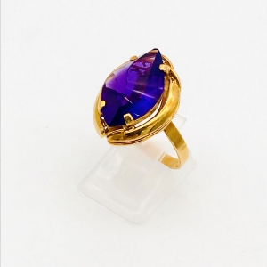 K18 リング（アメジスト18ct）