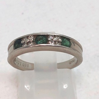 Pt900　リング　トルマリン0.37ct