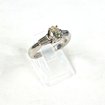 Pt900 ダイヤモンド(0.63ct)付リング