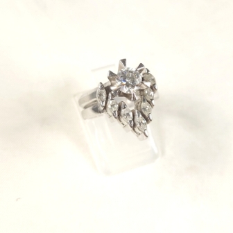 Pt900 ダイヤモンド(1.15ct)付リング