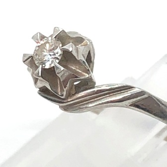 Pt900 ダイヤモンドリング 0.13Ct