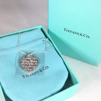 TIFFANY＆Co. ノーツハートネックレス