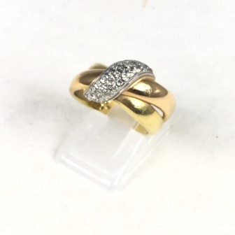 K18 ダイヤモンド(0.10ct)付リング