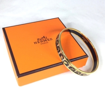 HERMES エマイユ バングル
