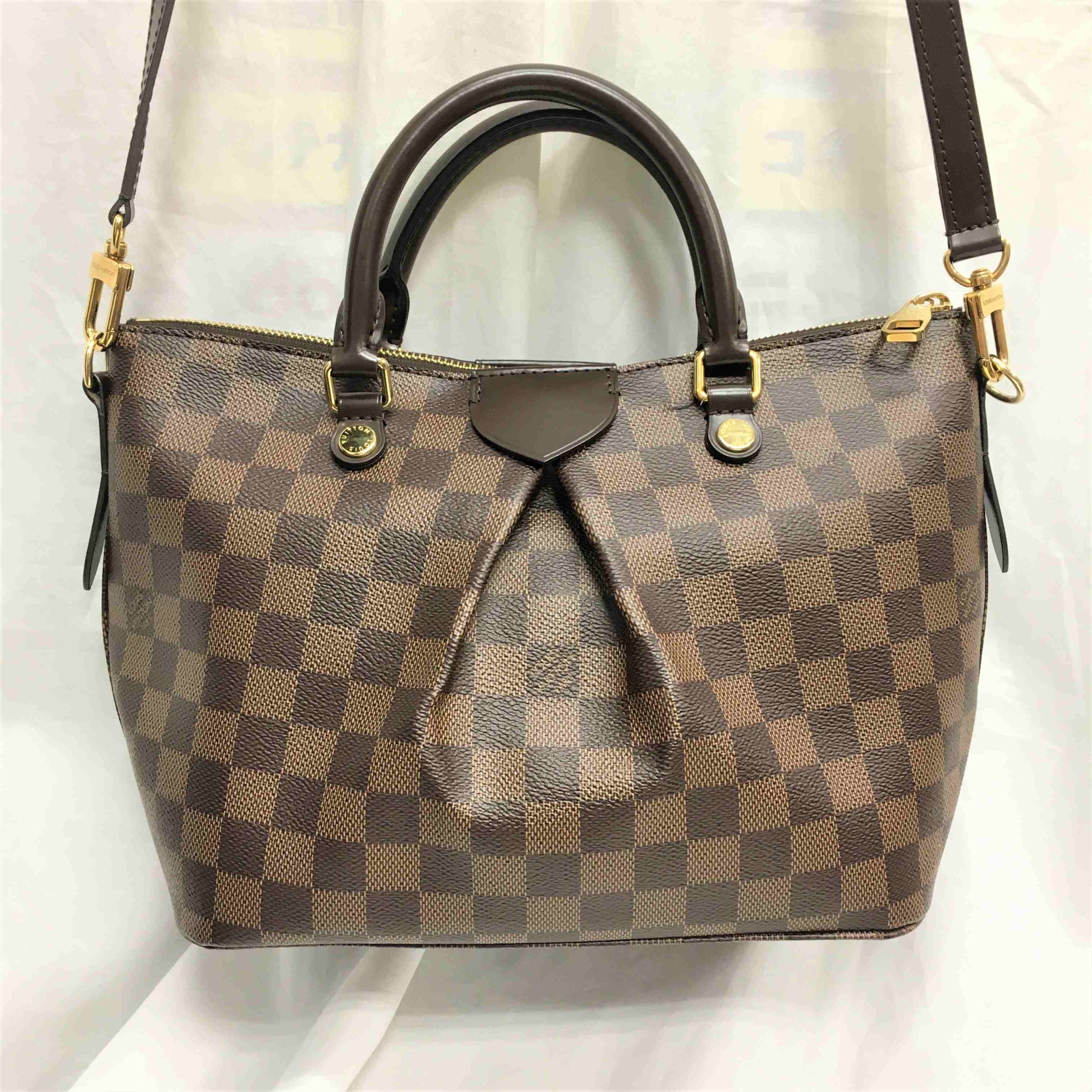 LOUIS VUITTON ルイ ヴィトン ダミエ エベヌ シエナPM N41545 2WAY ショルダー