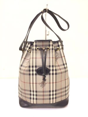 Burberry バーバリーオールドノバチェック　巾着バッグ BURBERRY(バーバリー) ノヴァチェック巾着バッグ ROPELFIO71SEB
