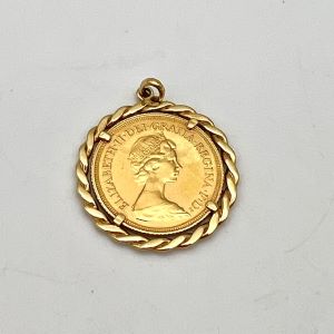 K18トップ K24エリザベス金貨