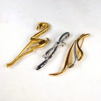 K18 Pt900 Pt1000 ブローチおまとめ
