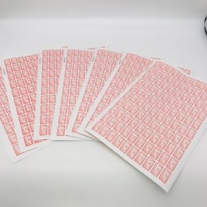 建退共証紙1日券163枚 買取不可建退共証紙(建設業退職金共済証紙) 赤証紙 10日券 (3100円