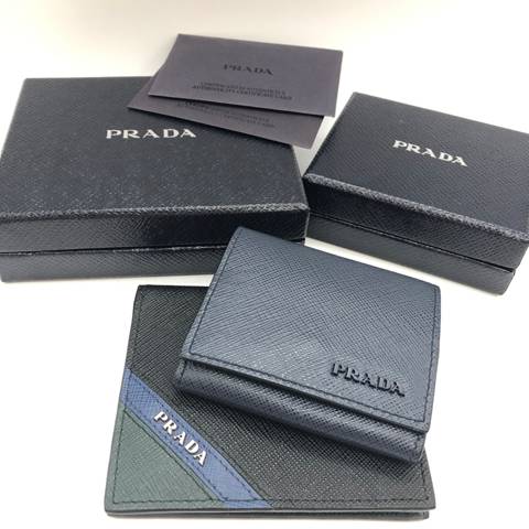プラダ財布 札入れ 小銭入れセット