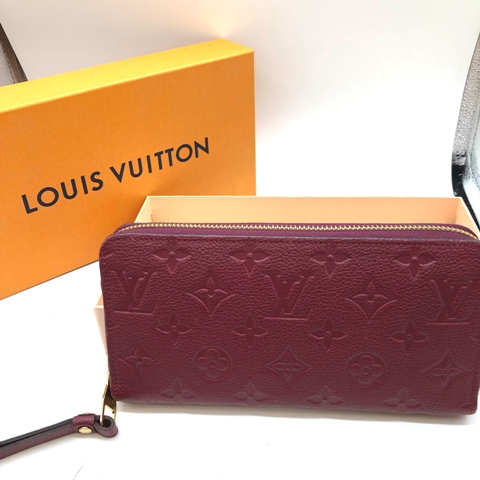ルイ・ヴィトンM62214 モノグラムアンプラント ジッピーウォレット  
