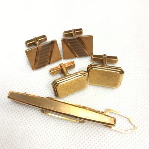 K18ネクタイピン、カフス