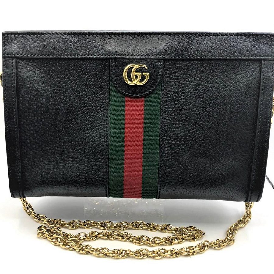 GUCCI グッチ シェリーライン チェーン ショルダー バッグ