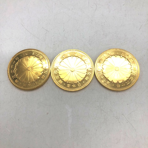 天皇陛下御在位60年記念金貨他 貴金属まとめ